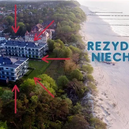 Nadmorski Apartament Z Ogrodkiem Przy Plazy 114 Rezydencja Niechorze Exterior foto